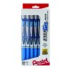 Pentel® EnerGel™ RTX Retractable Liquid Gel Pens, Medium Point, 0.7 mm, 54% Recycled, Blue Barrel, Blue Ink, Pack Of 12 Pens 46 81BfAKsw5ML