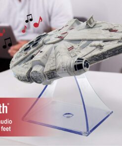 STAR WARS Millenium Falcon Bluetooth Speaker Portable Wireless Crystal Clear for Home, Travel, Outdoor, Rechargeable, Compatible with iPhone Samsung GRAY 25 81Bg Jl7zeL