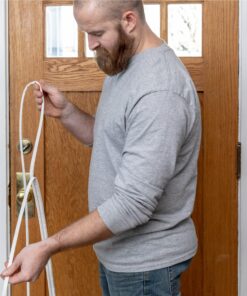 Duck Brand Heavy-Duty Self Adhesive Weatherstrip Seal for Large Gap, 3/8-Inch x 1/4-Inch x 17-Feet, 1 Seal, White (282433) 31 81Bhe3Y0gS