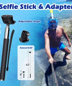 ZOOKKI Action Camera Accessories Kit for GoPro Hero 12 11 10 9 8 7 6 5 4 3 Black Sliver Session Fusion Max- Accessory Package for AKASO APEMAN SJCAM DBPOWER Insta360 Xiaomi Yi DJI Osmo and More GP-9 30 81BjL2JNRhL