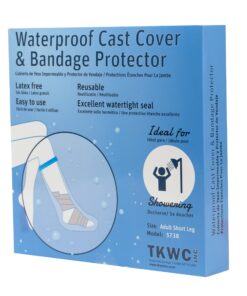 TKWC INC Water Proof Leg Cast Cover for Shower - #5738 - Watertight Foot Protector 29 81Bl3YoTdL