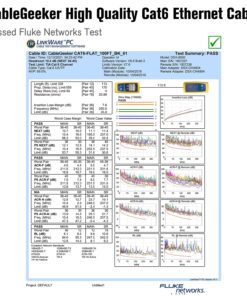 Cat 6 Ethernet Cable 100 ft, Indoor&Outdoor, High Speed 10Gbps Flat Internet Network Cable, Cat6 Ethernet Patch Cable Long, White Computer LAN Cable with Free Clips & Straps for Router, Modem, PS4/5 100ft 16 81Bl8WxtvL