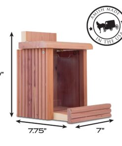 Alternative view of Pennington Cedar Squirrel Snacker Feeder, 1 LB Capacity