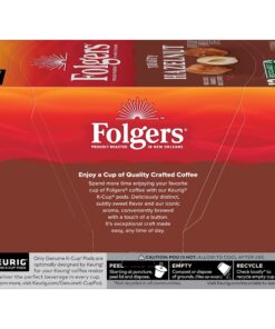 Folgers Toasty Hazelnut Flavored Coffee, 72 Keurig K-Cup Pods 9 81BpCpMIpEL