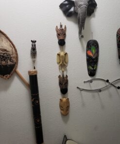 Gifts & Decor 34759 Animal Masks Wall Plaque, No Size, Multicolor 21 81BptIk1nWL