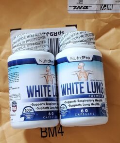 White Lung by NutraPro - Lung Cleanse And Detox.Support Lung Health. Supports Respiratory Health. 60 Capsule - Made in GMP Certified Facility. 23 81Brmj3SAqL
