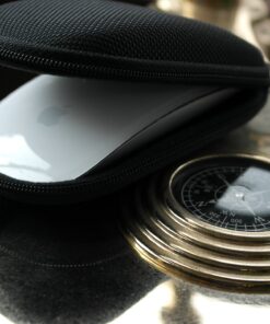 CASEBUDi Tough Travel Carrying Case for Apple Magic Mouse 1 and 2 | Hard Shell Ballistic Nylon (Black) Black 16 81BrrzaUXtL