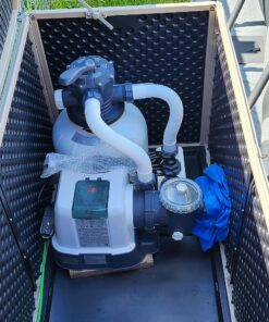 INTEX 26367EH Ultra XTR Deluxe Rectangular Above Ground Swimming Pool Set: 24ft x 12ft x 52in – Includes 2100 GPH Sand Filter Pump – Saltwater System – SuperTough Puncture & Rust Resistant 24FT x 12FT x X 52IN with Sand Filter Pump & Saltwater System 41 81BsoOmiwL 2