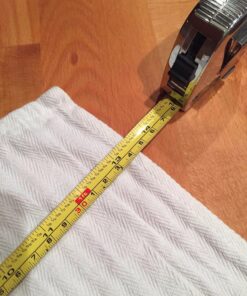 Liliane Collection 13 Blue Kitchen Dish Towels - 27" x 14" 2-ply Commercial Grade Absorbent 100% Cotton Kitchen Towels - Classic Herringbone Tea Towels 32 81BwndbD59L