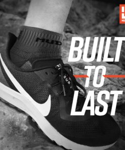 MudGear Quarter Crew Trail Running Socks - Crew Length Socks, Men and Women - Running, Hiking, Cycling, and More, 2-Pack Large Gray/Black 11 81BwwOX2X9S