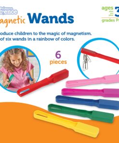 Learning Resources Magnetic Wands - 6 Pieces, Ages 3+, Educational Learning Kits, Science Experiment Tools, Preschool Learning Toys, Homeschool Supplies,Back to School Supplies,Teacher Supplies 15 81Bx5KBvO L