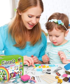 CiaraQ Polymer Clay-Oven Baked Modeling Clay with Sculpting Tools, 24 Colors, 1.2 lbs, Great Gift for Children and Artists. 20g / pcs 29 81BxAuqQzlL