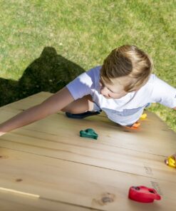 Squirrel Products Kids Rock Climbing Holds Indoor & Outdoor Playground Accessories Rock Wall Climbing Kit with Mounting Hardware 20 Pack XL Deluxe 33 81ByQqyjSbS