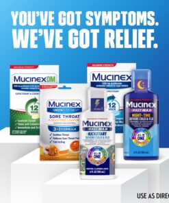 Mucinex 12 Hour 1200mg Maximum Strength Guaifenesin Chest Congestion & Mucus Relief, Guaifenesin Expectorant Aids Mucus Removal, Chest Decongestant for Adults, Dr Recommended, 42ct Tablets 42 Count (Pack of 1) Release Tablets 33 81BzyDl2ToL 1