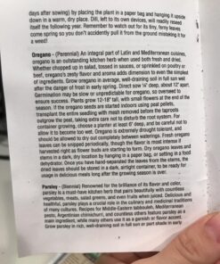 (12) Variety Pack Herb Garden Seeds | Basil, Cilantro, Parsley & More | ~4,000 Non GMO Heirloom Seeds | Survival Food for Survival Kits Gardening Gifts & Emergency Supplies by Open Seed Vault Herb Kit 12 pack 40 81C1j4bhbUL
