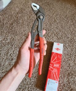 KNIPEX Tools - Cobra Water Pump Pliers (8701250), Red,10-Inch 10-Inch 39 81C3MjUCRBL