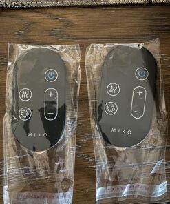 MIKO Foot Massager Machine with Deep-Kneading, Compression, Shiatsu, and Heat for Plantar Fasciitis, Neuropathy, Fits up to Men Size 13 Grey With Button 42 81C45GODr9L