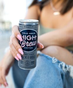 HIGH Brew Coffee Cold Brew Coffee + Protein, Black And Bold, 8 Oz Can, 12/pack Black & Bold 8 Fl Oz (Pack of 12) 25 81C4J5gwSlL