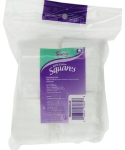 Swisspers Cotton Squares, 100% Cotton Quilted for Strength, Reclosable Pouch, 80 Count Bag 5 81C4kVCdFML