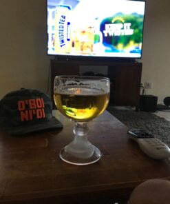 Chefcaptain Schooner Beer Glass - 21.5 Oz Extra Large Goblet Crystal Style ZERO LEAD Shrimp Cocktail, Coronaritas, Margaritas 4 PACK Classic 21.5 OZ 48 81C64IpZV5L