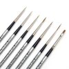 AIT Art Select Red Sable Detail Brush Set, 7 Pure Russian Sable Paint Brushes, Handmade in Germany for Crafting Exquisite Details Using Oil, Acrylic, or Watercolors 40 81C7OS6HdOL
