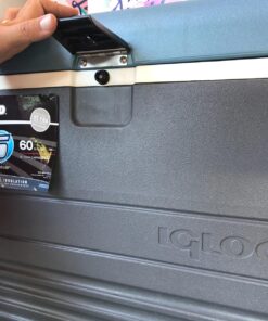 Igloo Hybrid Stainless and Plastic Latch (3.38 L x 0.57 W x 0.57 D Inches) - Black/Silver Black, Stainless Steel 67 81C9WUAdSpL