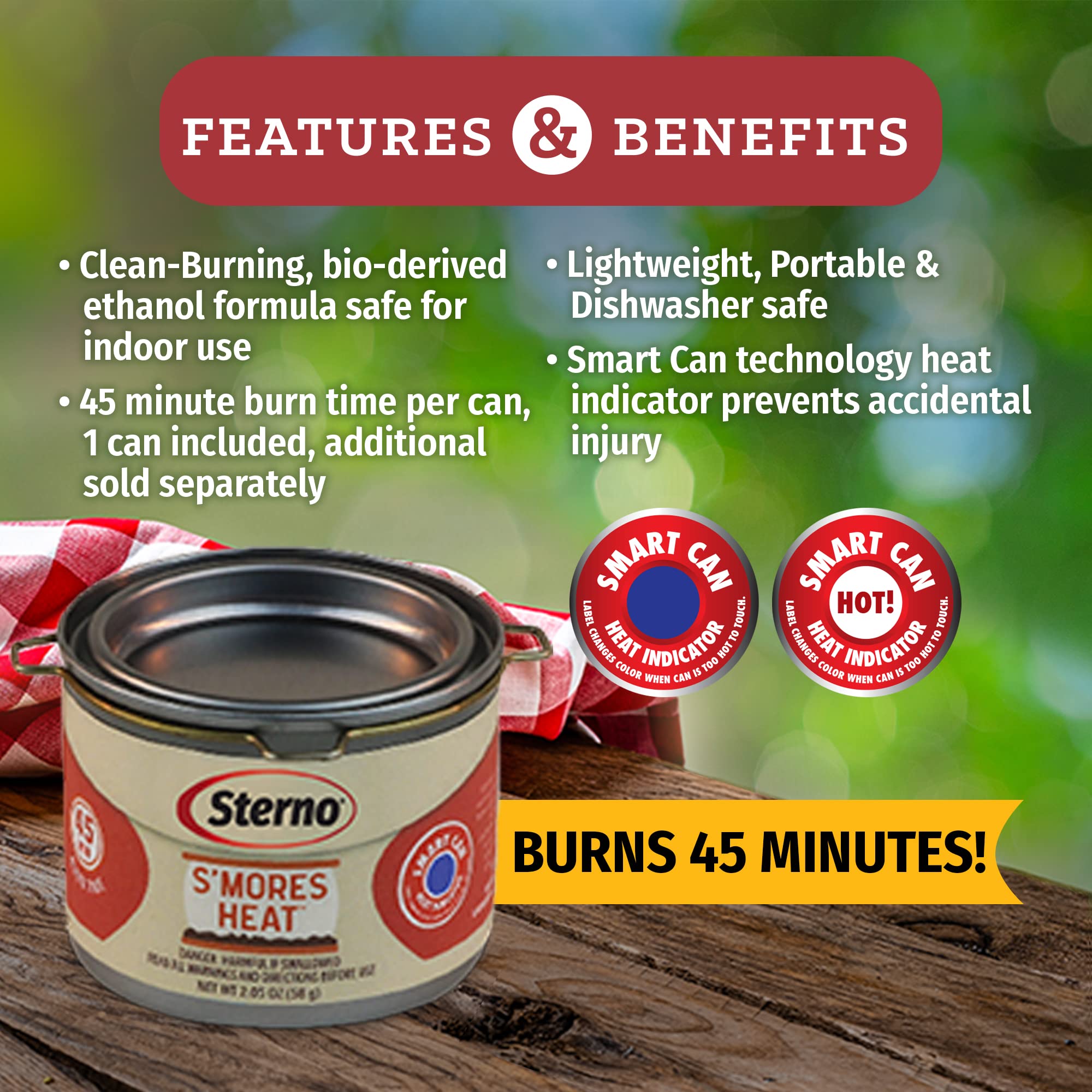 Sterno Smores Maker Junior, Table top Smores Roaster - Designed for Safe, Cord Free Indoor or Outdoor Fun, Ideal for Kids, Parties, Fun Housewarming Gifts and More Black 3 Sterno Smores Maker Junior, Table top Smores Roaster - Designed for Safe, Cord Free Indoor or Outdoor Fun, Ideal for Kids, Parties, Fun Housewarming Gifts and More Black - Image 3