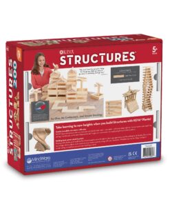 KEVA Structures 200 Wood Building Planks Set - Building Toy Includes 200 Wooden Blocks and Idea Book - Ages 5 and Up 20 81C9yrjIuGL