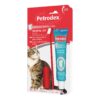 Petrodex Dental Care Kit for Cats, Cat Toothbrush and Toothpaste, Cleans Teeth and Fights Bad Breath, Reduces Plaque Tartar Formation, Malt Flavor, 2.5oz Toothpaste + Toothbrush 1 Count 35 81CAcoGdw1L