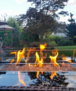 Outland Living 401 Series - 44-Inch Outdoor Propane Gas Fire Table, Espresso Brown/Rectangle 47 81CBiBjzZ0L