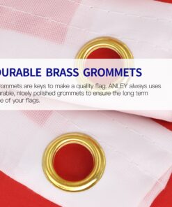 Anley Fly Breeze 3x5 Foot Thin Blue Line USA Flag - Vivid Color and Fade Proof - Canvas Header and Double Stitched - Honoring Law Enforcement Officers Flags Polyester with Brass Grommets 3 X 5 Ft - Polyester 21 81CCDNZ3QaL
