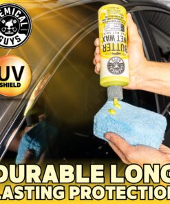 Chemical Guys WAC_201_16 Butter Wet Wax, Deep Wet Shine for Cars, Trucks, SUVs, RVs & More, 16 fl oz, Banana Scent 16 oz 33 81CCYL0XkAL