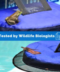 SWIMLINE HYDROTOOLS ORIGINAL 70200 FrogLog Animal Saving Escape Ramp For Pools & Spas | For All Small Animals Entering The Pool | Heavy Duty Material & Long Lasting | Reduces Pool Maintenance Blue 27 81CChDZ B9L