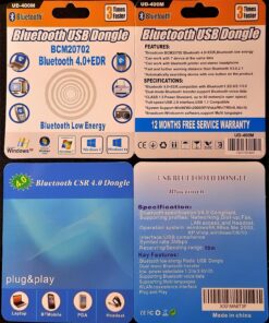 ZEXMTE USB Bluetooth Adapter 5.0 Bluetooth Dongle Bluetooth Receiver for PC Windows 10/8/7 for Desktop, Laptop, Mouse, Keyboard, Headsets, Speakers Black Gold 33 81CGXOwSK6L