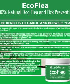 EcoFlea by ColoradoDog - all Natural Chewable Dog Treats for Flea and Tick Treatment and Prevention - 120 Count - no Chemicals, no Mess, no Collars 23 81CGgagAynL