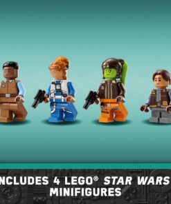 LEGO Star Wars: Ahsoka Ghost & Phantom II 75357 Playset Inspired by The Ahsoka Series, Featuring 2 Buildable Starships and 5 Star Wars Figures Including Jacen Syndulla and Chopper 44 81CGi5mrVkL