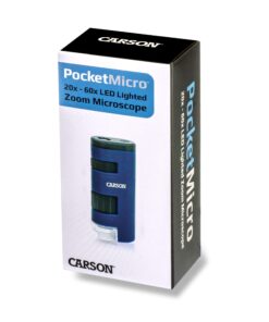Carson Pocket Micro 20x-60x LED Lighted Zoom Field Microscope with Aspheric Lens System (MM-450),Blue Pocket Micro (MM-450) 20 81CJ1tYlKqL