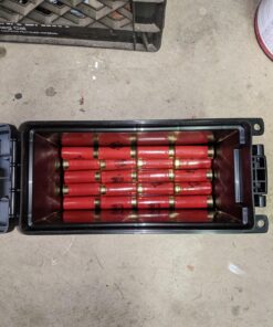 Sheffield 12629 Field Box, Ammo Storage Can and Water Resistant Ammo Can, Bullet Case Designed for Pistol, Rifle, or Shotgun Ammo Storage, Stackable and Lockable Ammo Box, Made in The USA, Black 73 81CKg cFJ0L