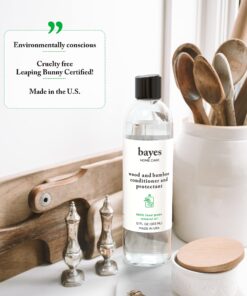 Bayes Food Grade Mineral Oil for Cutting Board - Mineral Oil Food Grade for Bamboo, Teak & Wood Conditioner and Protectant - Cutting Board Oil Food Grade Formula - Wood Oil for Cutting Board - 8 oz 8 Fl Oz (Pack of 1) 25 81CKm5U9X L 2