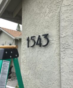 Hy-Ko Products FM-6/3 Floating House Number 3 (THREE) 6" High, Black, 1 Piece 36 81CLG248ML