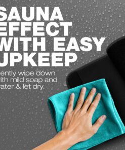 ActiveGear Waist Trimmer Belt Slim Body Sweat Wrap for Stomach and Back Lumbar Support Blue Medium 21 81CMDjXPhkL 1