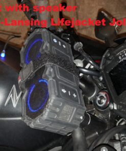 Bushwhacker The Original Portable Speaker Mount for Golf Cart Railing - Adjustable Strap Fits Most Bluetooth Wireless Speakers Attachment Accessory Holder Bar Rail 32 81CP5AP7tIL