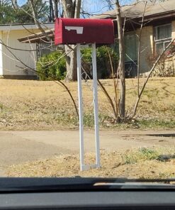 Gibraltar Mailboxes Decorative Medium Capacity Galvanized Steel Black, Mailbox & Post Combo, T11KIT0B, 1-(Pack) 33 81CPnNzV2pL