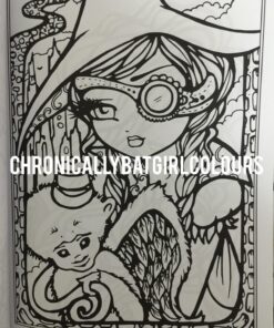 Sweet & Simple Whimsy Girls: Mermaids and More to Color 84 81CQpfzkuPL