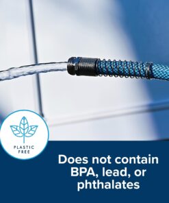 Camco TastePURE 25-Foot Premium Drinking Water Hose | Features a No-Kink Heavy-Duty Design with Machined Fittings for Extra Strength, 5/8” ID, and is Lead-Free, BPA-Free, and Phthalate-Free (22833) 9 81CRh3AE1L