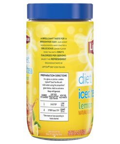 Lipton Diet Lemon Iced Tea Mix, Makes 15 Quarts (Pack of 2) 4.4 Ounce (Pack of 2) 16 81CT1PpiLYL