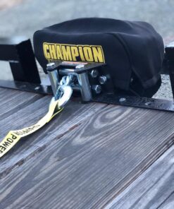 Champion 3000-lb. ATV/UTV Winch Kit, BLACK,RED 3000 lb + ATV/UTV + Roller 64 81CTFdHxKpL