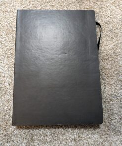 Pentalic Traveler Midnight Sketch Black Paper Journal, 160 Pages, Black (6" x 8") 6-inch x 8-inch, Black 30 81CTKYJqRVL