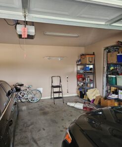 Hyloft 00967 45-Inch X 15-Inch Steel Wall Shelf Storage Rack for Garage, Low-Profile Brackets, Max Shelf Load 200 Pounds, Off White 25 81CTOporLQL