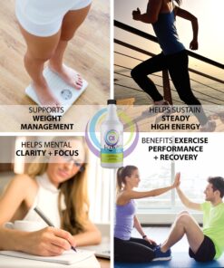 LifeSense C8 MCT Oil Keto Friendly - Caprylic Acid Triglycerides Sourced from Coconut Oil, proven in 2022 clinical trial to increase betahydroxybutyrate (BHB), Made in USA by PhD Nutrition, 32 oz 16 81CW6 WbEBL